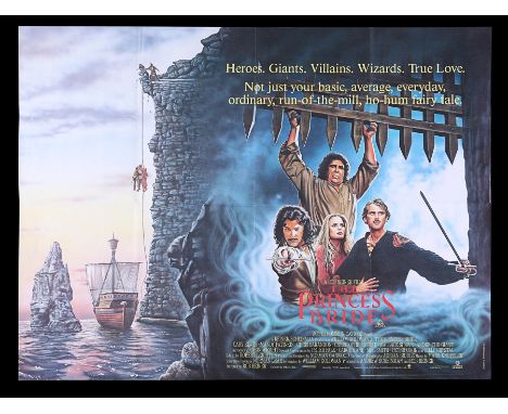 A very cool poster for the much loved action adventure fantasy romance “The Princess Bride”. With artwork by Steve Crisp for 