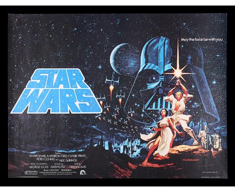 A beautiful rolled example of one of the rarest and most sought after Star Wars posters originally produced in 1977, the Hild