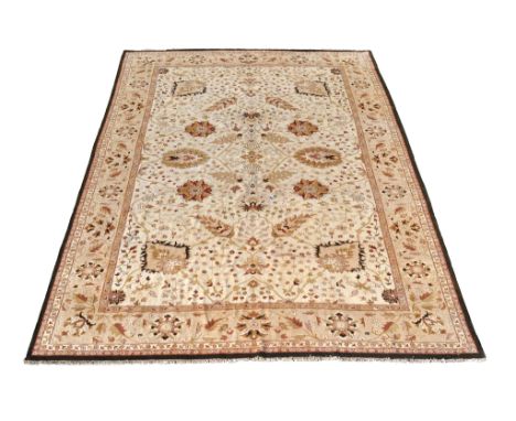  A carpet in Ziegler Mahal style  , approximately 708cm x 427cm Provenance: 9, The Circus, Bath 