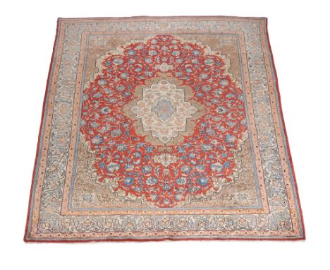  A Tabriz carpet,   approximately 340 x 240cm 