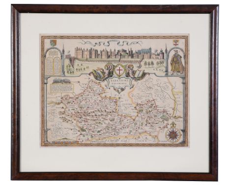  A group of three maps of Berkshire interest  , comprising,   Berkshire. Speed (John), Barkshire described  , with decorative