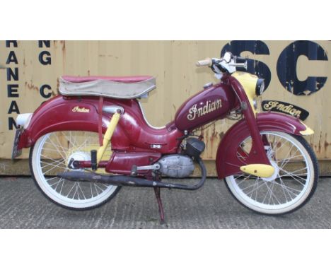 1964 Victoria Vicky 117, 49cc. Registration number BRX 76B. Frame number 1172008380. Engine number 8-500085270. Victoria was 