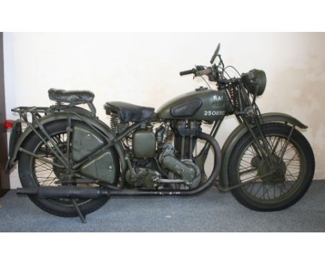 c. 1943/45 Ariel W/NG, 350 cc. Registration number UAT 376. Frame number XG 56238. Engine number BH 25160. The 348 cc W/NG wa