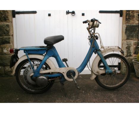 1967 Honda P50, 49 cc. Registration number OVK 761F (not registered with DVLA). Frame number 176.914. Engine number 175.472 T