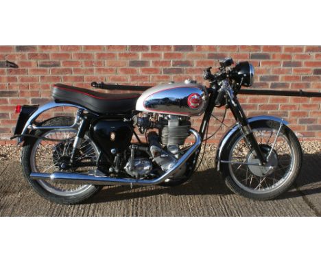1955 BSA Gold Star replica, 350 cc. Registration number ASJ 108. Frame number CB32.10059. Engine number ZB32.A.5121. In 1937,