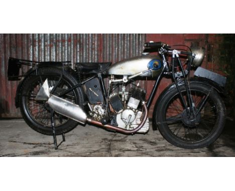 1931 Triumph WL, 350 cc. Registration number Q675 XBB (see text). Frame number B3518. Engine number C2216. Triumph motorcycle