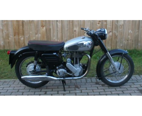 1956 Norton ES2, 500 cc. Registration number 489 UYW (non-transferable), Frame number 4M-72273. Engine number 74493. Introduc