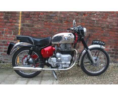 1960 Royal Enfield Constellation, 693 cc. Registration number VMW 994. Frame number 916. Engine number SB 10297. Like BSA and