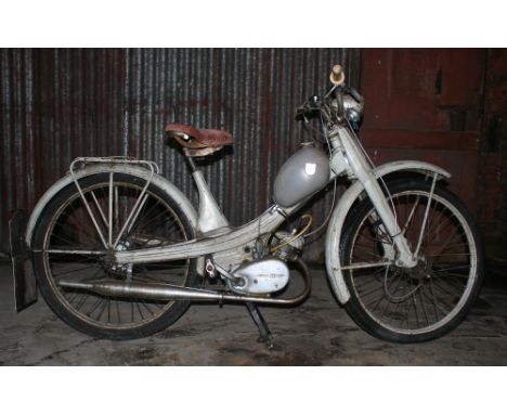 NSU Quickly N, 49 cc. Registration number TSY 525. Frame number 893937. Engine number 575279.  NSU built its first powered tw