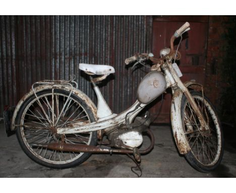 1958 NSU Quickly N, 49 cc. Registration number 443 KH. Frame number 666116. Engine number 714002.  NSU built its first powere