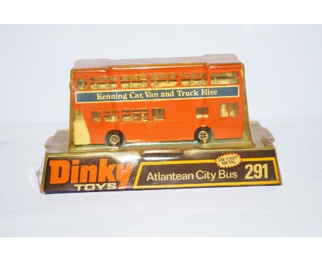 Dinky 291 kenning car, van and truck hire (Atlantean city bus)