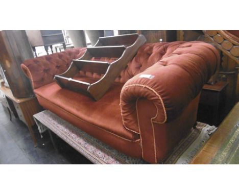 A THREE SEATER CHESTERFIELD SOFA