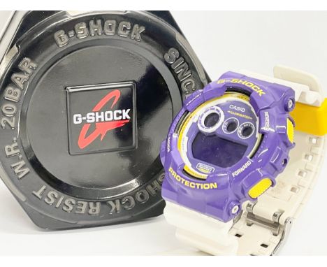 A Casio G-Shock Protection watch with box. GD120CS. 