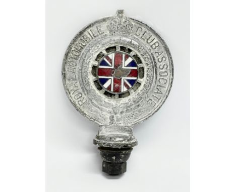A vintage Royal Automobile Club Association car badge mascot. Property of RAC. 