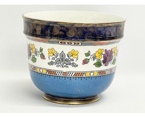 A large vintage H. Hancock &amp; Sons Coronaware ‘Agra’ jardiniere. 24x20cm 