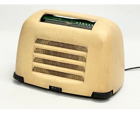 A vintage Kolster Brandes (KB) ‘Toaster’ radio. Model FB10. 