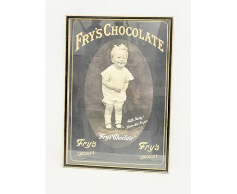 A vintage Fry’s Chocolate poster. 34x49cm 