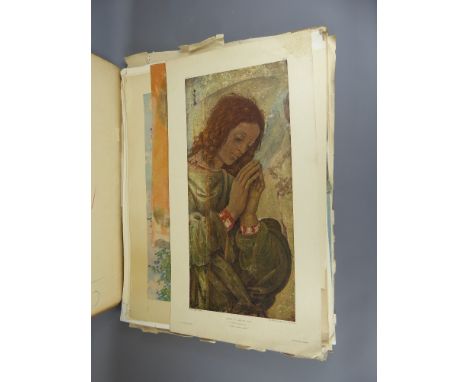 Twenty Six Mid-20th Century Coloured Prints of Great and Old Master Paintings, including works by Monet, Cezanne, Manet, Terb