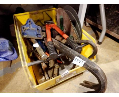 Hand tools, clamps and cutting disc. Not available for in-house P&amp;P