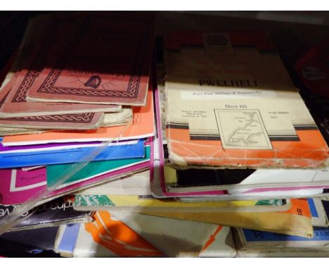 Quantity of Ordnance Survey maps. Not available for in-house P&amp;P 