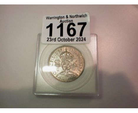 1942 silver florin of king George VI. UK P&amp;P Group 0 (£6+VAT for the first lot and £1+VAT for subsequent lots) 