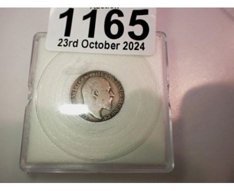 1910 - silver sixpence of kign Edward vii. UK P&amp;P Group 0 (£6+VAT for the first lot and £1+VAT for subsequent lots) 