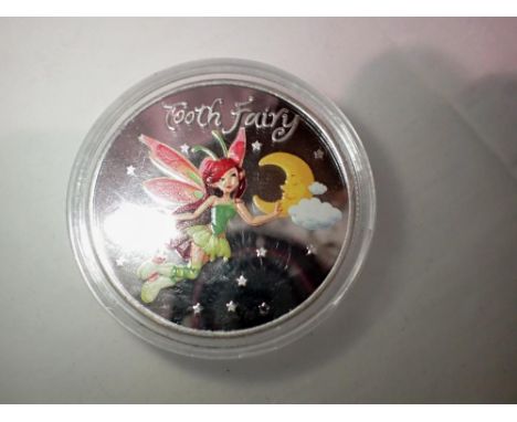 Tooth fairy gift commemorative token. UK P&amp;P Group 1 (£16+VAT for the first lot and £2+VAT for subsequent lots) 