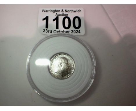 1904 - silver sixpence of king Edward vii.UK P&amp;P Group 1 (£16+VAT for the first lot and £2+VAT for subsequent lots) 
