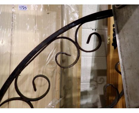 Wrought iron side gate, 71 x 32 inches. Not available for in-house P&amp;P