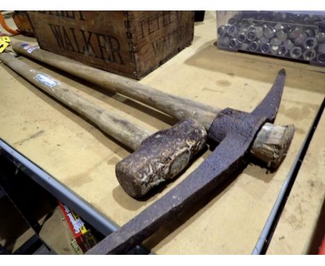 Pick axe and sledgehammer. Not available for in-house P&amp;P 