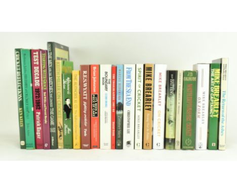 Cricketing interest - a collection of vintage 20th century sport reference books on cricket. The lot to include such titles a