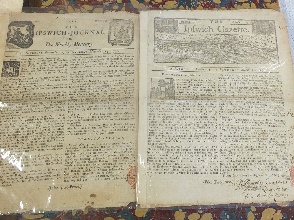 Bound copies, The Norfolk Chronicle 1887, Norwich Magazine 1835, two ...