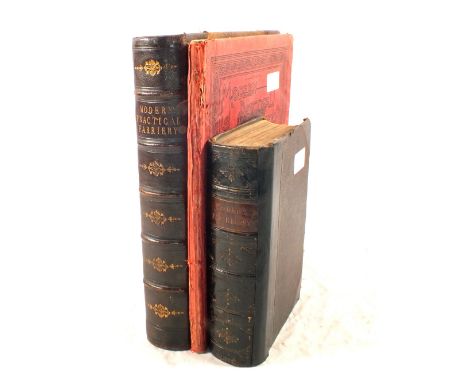 Brown.T, A Manual of Modern Farriery, Virtue and W.J.Miles Modern Practical Farriery, Mackinzie 1879 plus one other volume