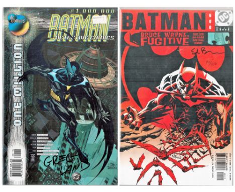 DC signed comic book collection featuring a total of 5 special edition/ limited series comics. Titles include Batman #600-sig