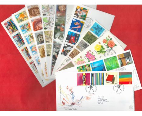 12 GB First Day Covers incl Artists Tale, People And Place, Roman Britain. We combine postage on multiple winning lots and ca