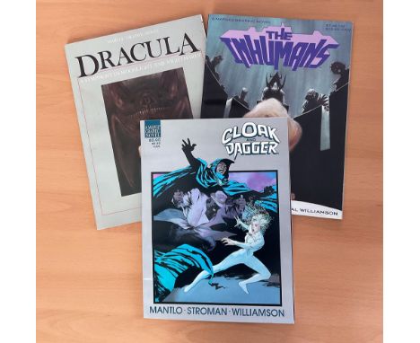 Marvel, Collection of 3 Graphic Novels including Dracula, The Inhumans and Cloak and Dagger. This beautifully illustrated nov