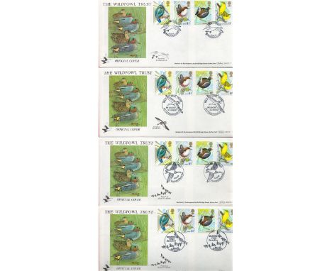 7 x Benham First Day Covers clean and unaddressed 1980 The Wildfowl Trust and 1982 Charles Darwin Foundation all with differe