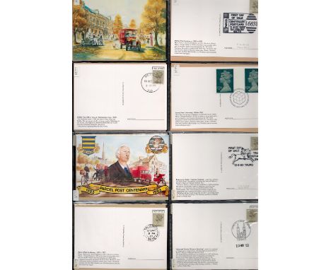 Stanley Gibbons Golden Age Picture Postcard Album with approx 140 Postcards, many First Day of Sale clean unaddressed and Sta
