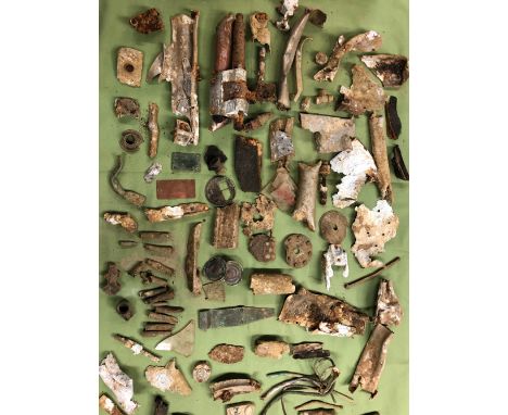 THE DOUG CUTHBERTSON COLLECTION- AIRCRAFT WRECKAGE. CRASH RECOVERED PARTS FROM AIRCRAFT "WELLINGTON BOMBER X3990", RECOVERED 