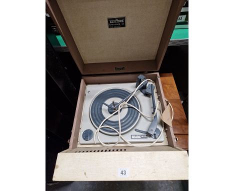 A DANSETTE CHALLENGE 106 RECORD PLAYER TOGETHER WITH A BRENELL PROFESSIONAL REEL TO REEL TAPE RECORDER AND AN ELIZABETHAN MAJ