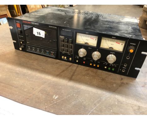 TASCAM 122 MKII CASSETTE RECORDER RACK MOUNTABLE