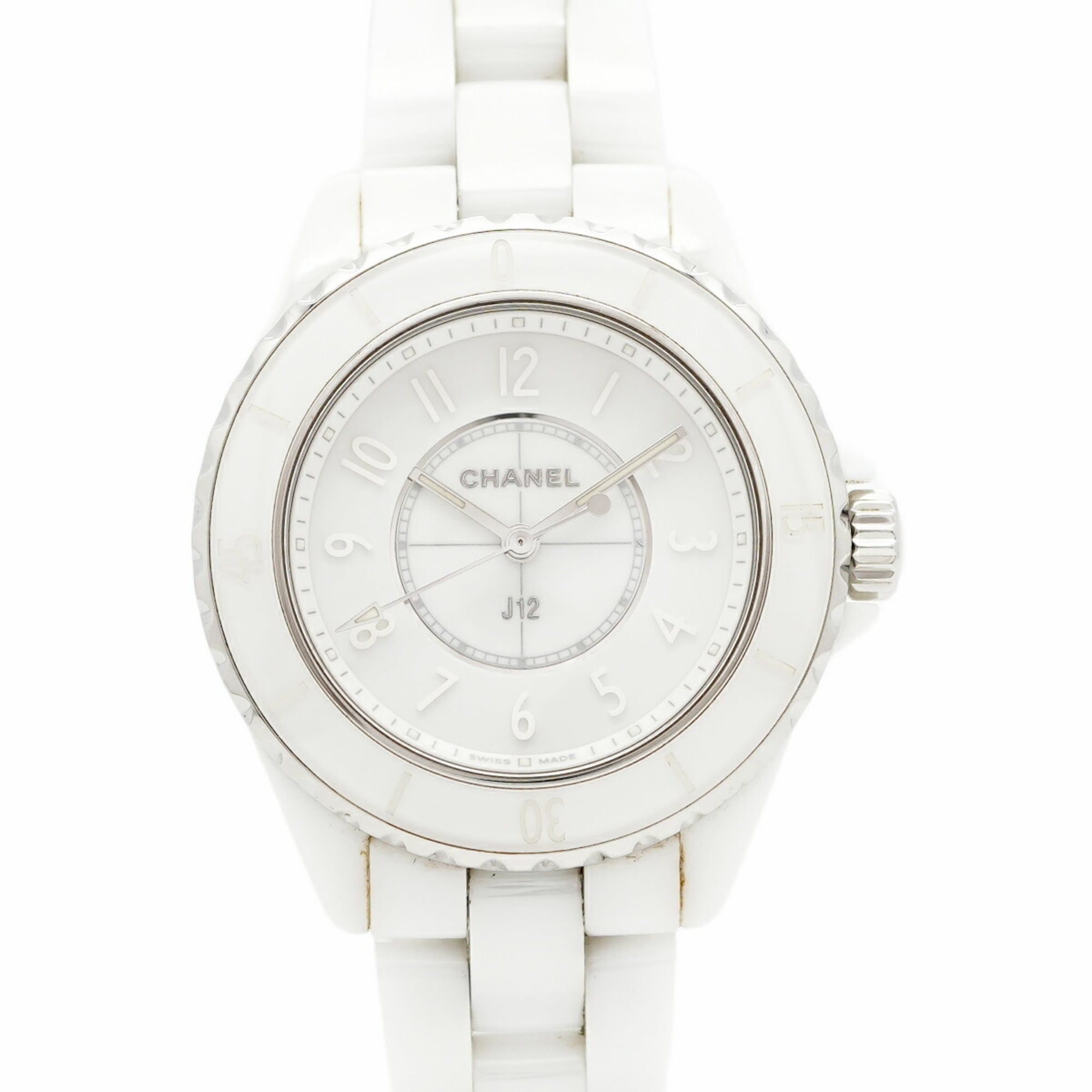 Chanel J12 Phantom H6345 White Dial Women's Watch