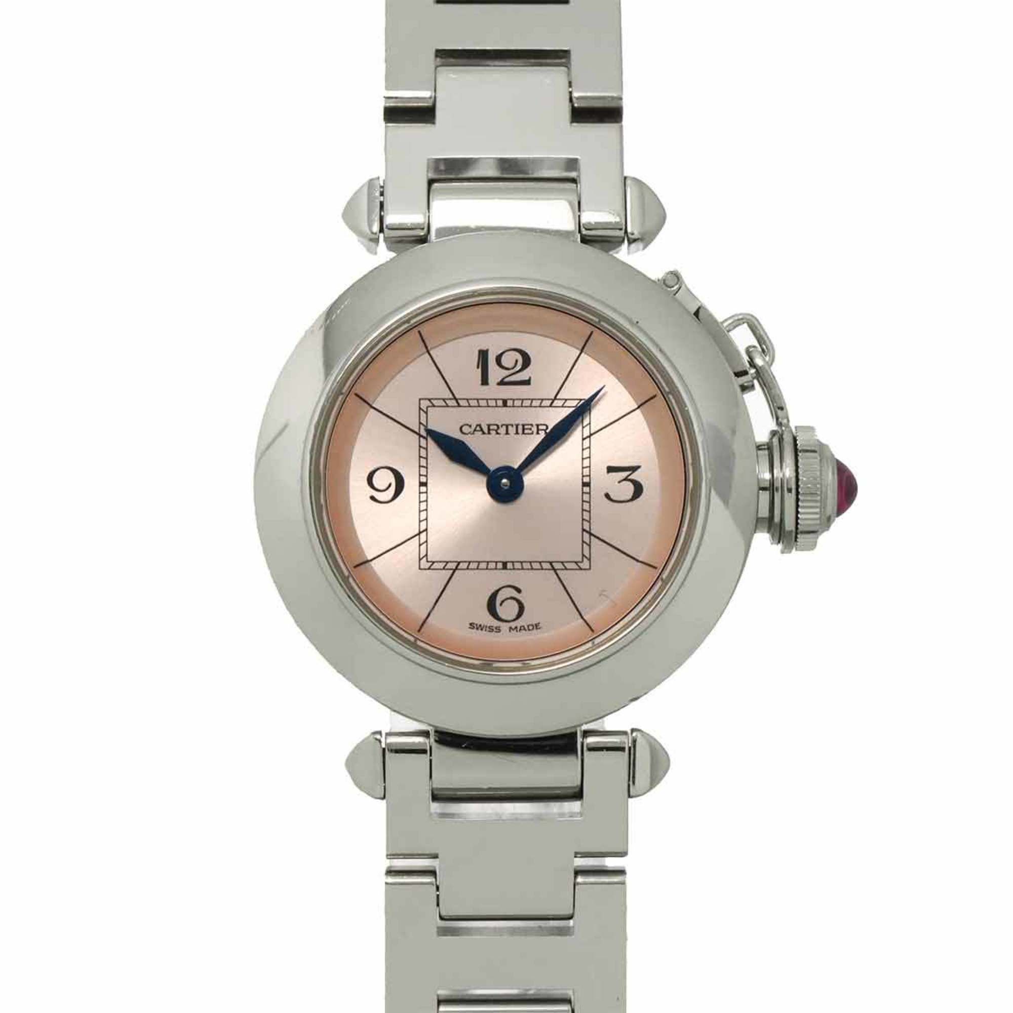Cartier Miss Pasha W3140008 Women's Pink Quartz Watch