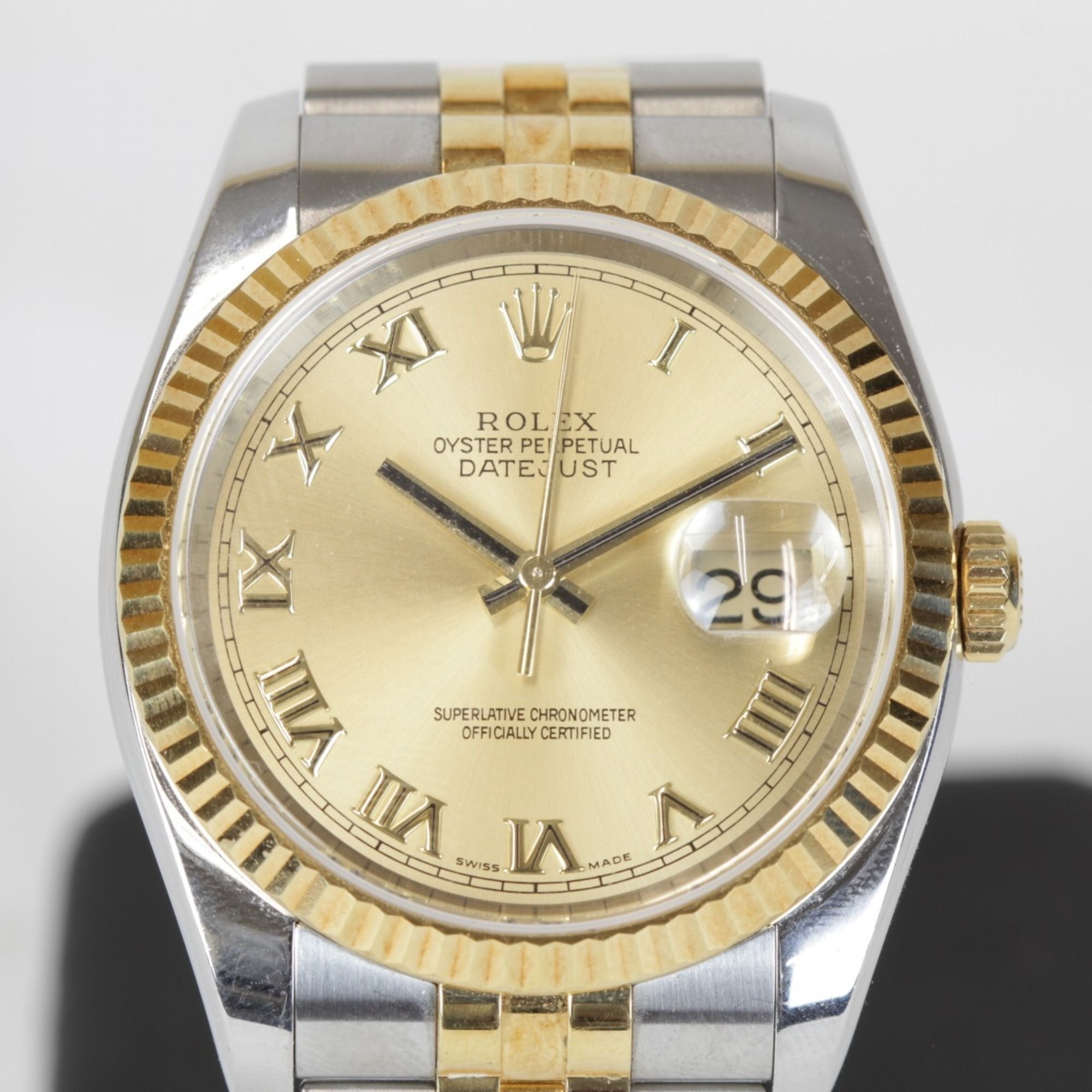 ROLEX Datejust 116233 (with links) Stainless Steel Watch in Gold/Silver for Men