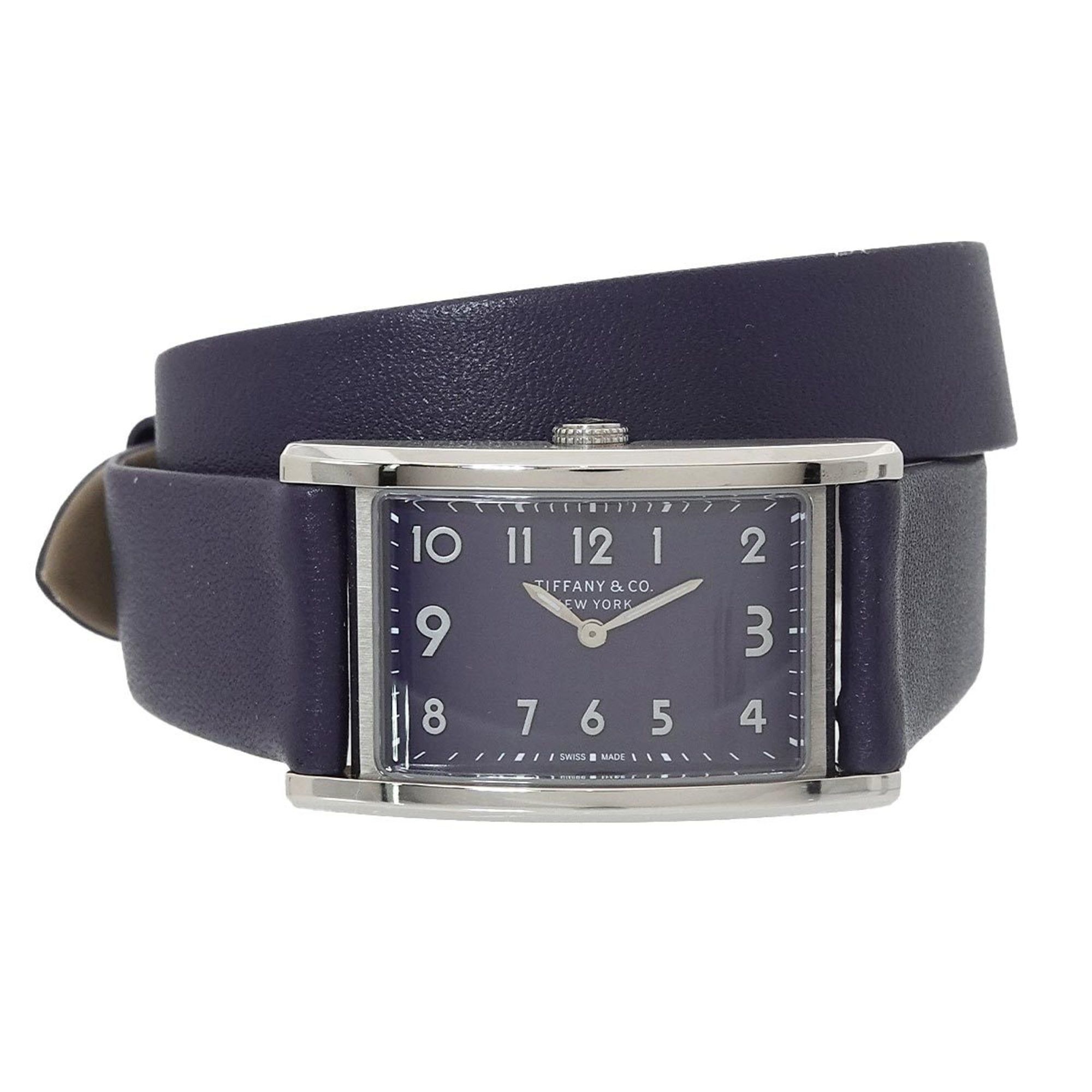 Tiffany & Co. East West Mini 36668644 Women's Navy Quartz Watch