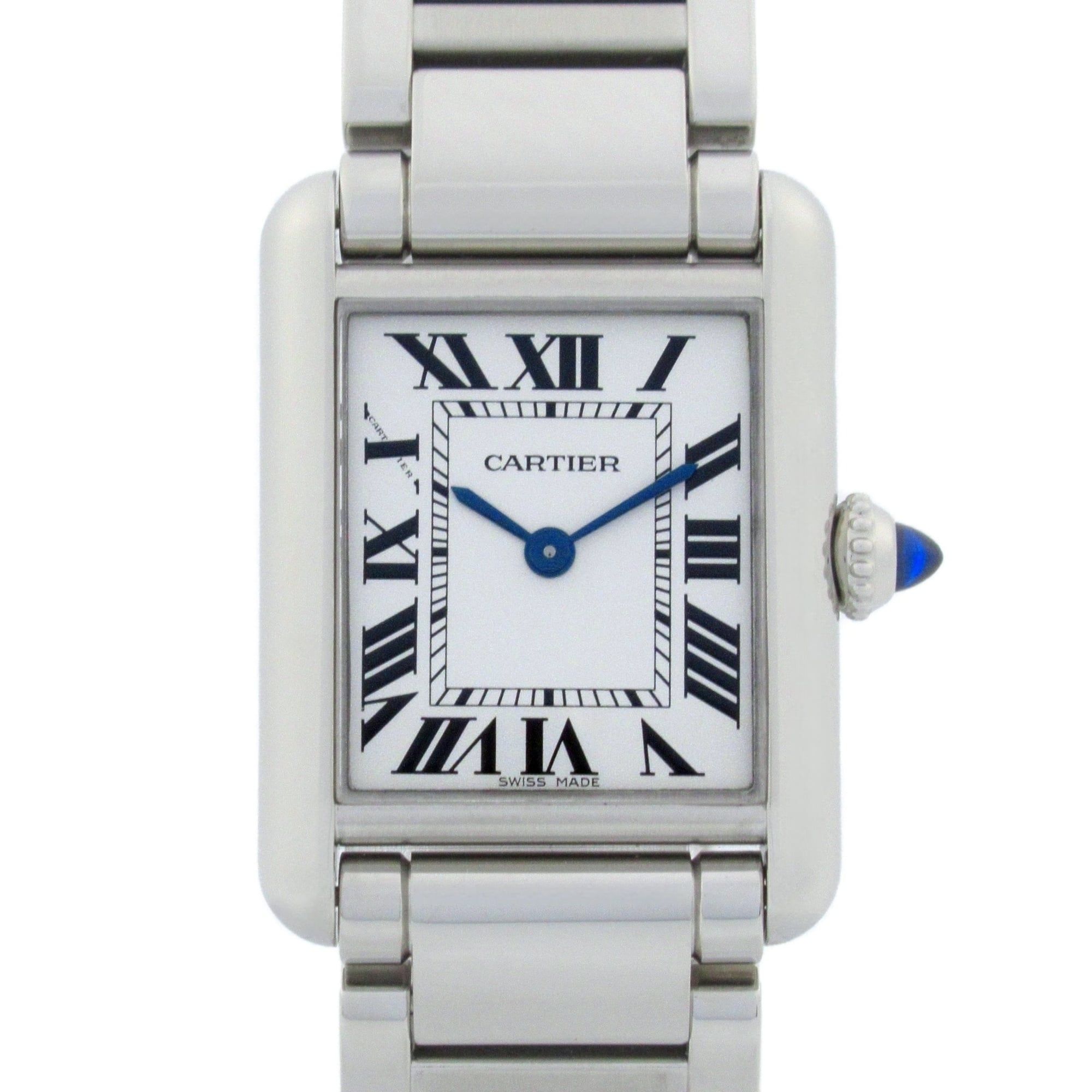 Cartier Tank Must SM Watch, Stainless Steel, Women's, Silver, WSTA0051