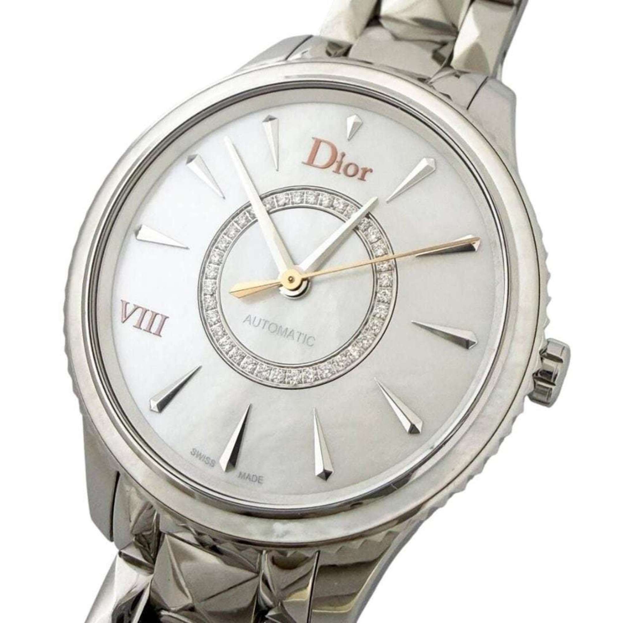 Dior Men's/Boys' Automatic Watch, AT, Diamond, Shell, 36mm