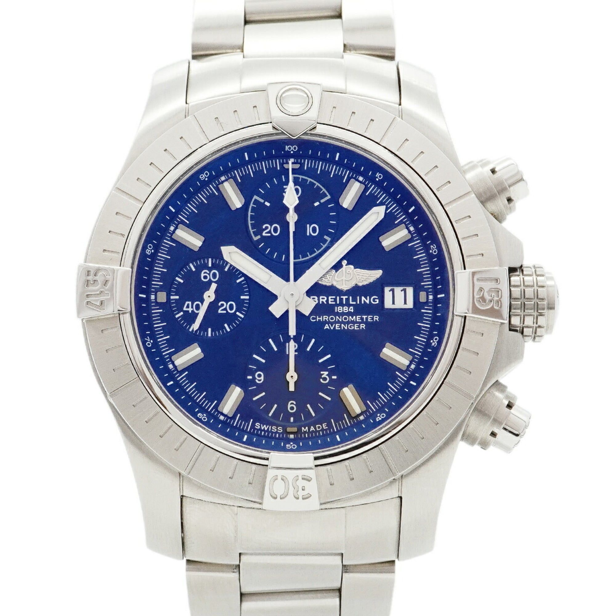Breitling Avenger A13385 Blue Dial Men's Watch