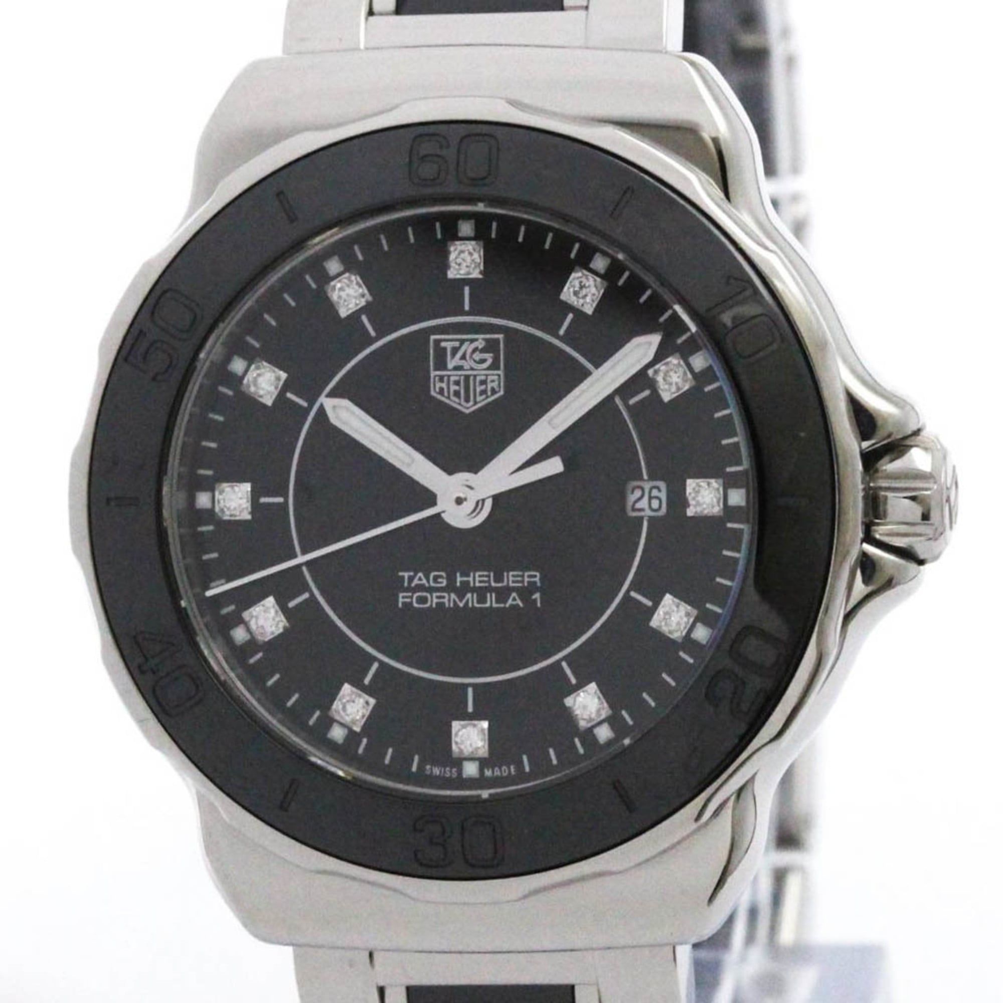TAG HEUER Formula 1 Quartz Diamond Ceramic Steel Ladies Watch WAH1314