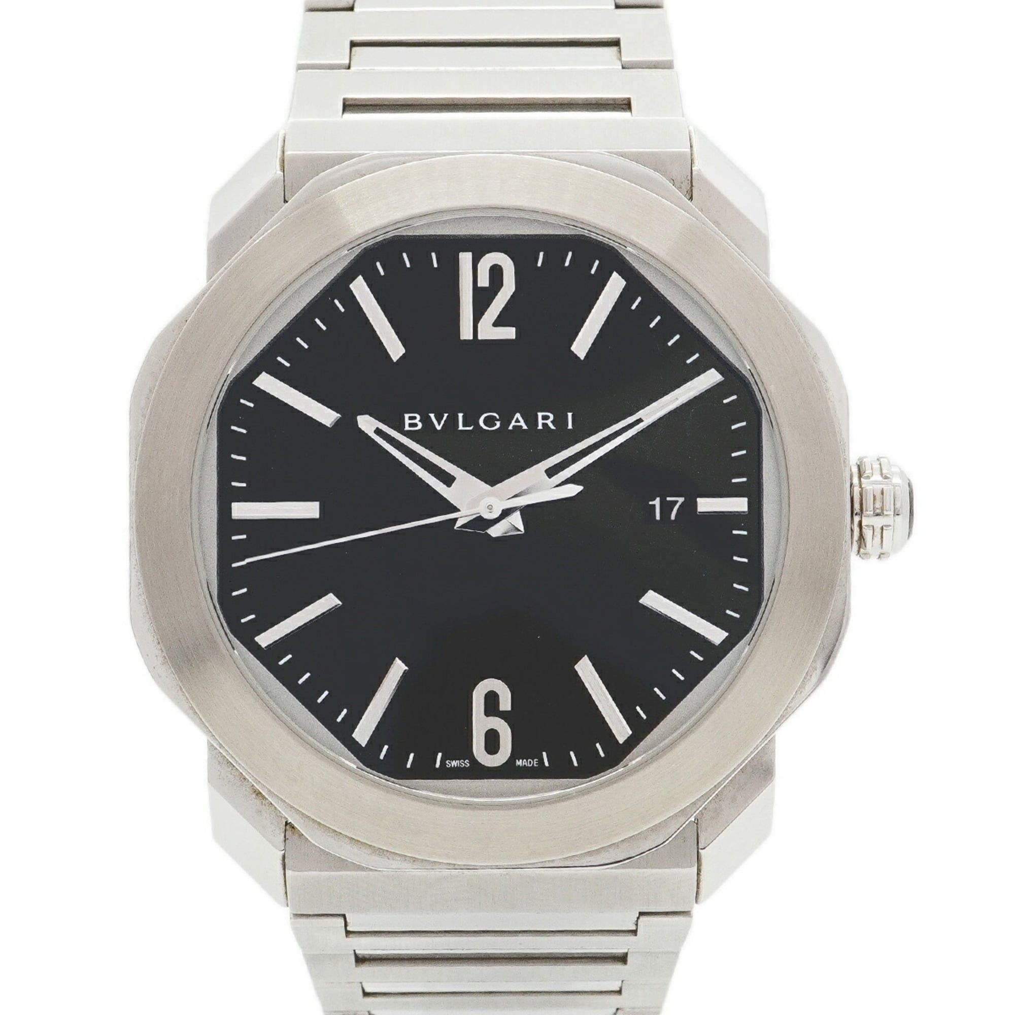 Bvlgari Octoroma OC41S Black Dial Men's Watch